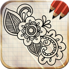 Draw Mehndi Henna Tattoo 아이콘