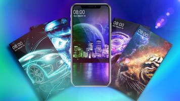 Neon Backgrounds Wallpapers plakat