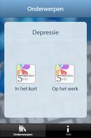 Depressie en werk poster