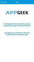 App Geek Previewer App poster