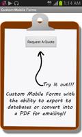 Custom Mobile Forms captura de pantalla 1