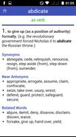 Antonyms Synonyms ภาพหน้าจอ 1