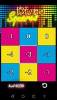 Disco Squares Math Puzzle Game capture d'écran 1