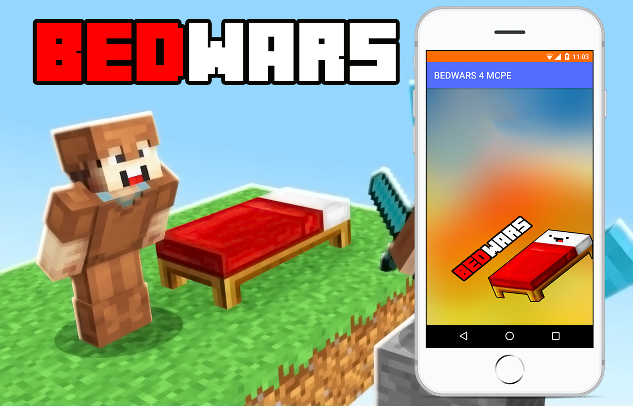 Bed Wars Game MCPE Mod Apk Download for Android- Latest version -  com.sfiveapps.bed_wars_game_mcpe_mod