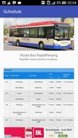 2 Schermata Jadwal - Bus Rapid Penang