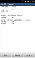 برنامه‌نما DIY SMS Forwarder عکس از صفحه