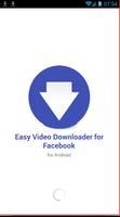 Easy Video Downloader Facebook پوسٹر