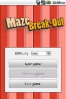 Maze Break-Out Free Cartaz