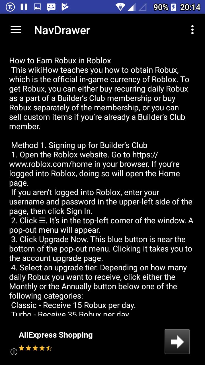 Cómo Obtener Robux Para Roblox For Android Apk Download - builder club roblox inicio facebook