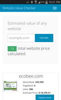 Website Value Checker capture d'écran 2