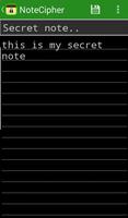 NoteCipher स्क्रीनशॉट 2