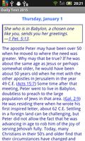 2 Schermata Daily Bible Text 2015