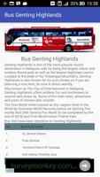 Bus Genting Highlands capture d'écran 1