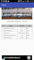 Jadwal - Bus KL - Hat Yai اسکرین شاٹ 3