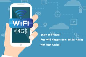 Poster Free Wifi Hotspot 4G Advice