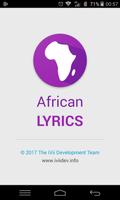 African Lyrics Affiche