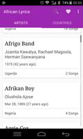 African Lyrics скриншот 1