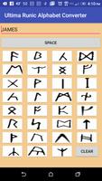 Ultima Rune Alphabet Converter पोस्टर