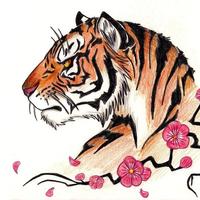 TIGER TATTOO Wallpapers v1 اسکرین شاٹ 1