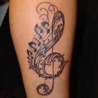 MUSIC TATTOO Wallpapers v1 স্ক্রিনশট 2