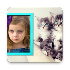 Cat Photo Frame Maker-icoon
