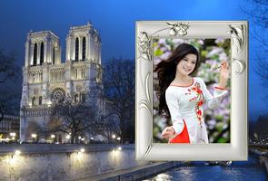 Paris Photo Frame Maker ảnh chụp màn hình 1