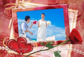 Sweet Love Photo Frame Maker Affiche