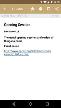 PGCon 2018 Schedule 截图 1