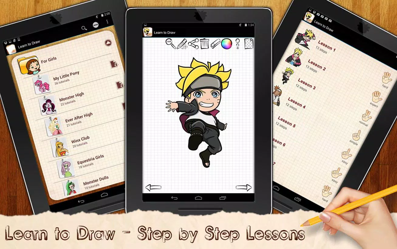 Download do APK de idéia de desenhar boruto para Android