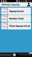 MotoGP Sepang Information poster