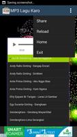 Lagu Karo - MP3 capture d'écran 1