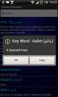 Islamic Dictionary captura de pantalla 2