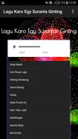 Lagu Karo Egy Suranta Ginting screenshot 1