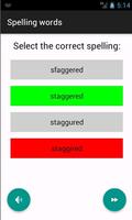 Game - Spelling english words poster