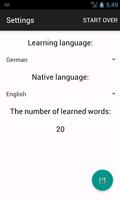 Learning words: German, French and other languages capture d'écran 3