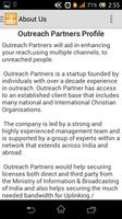 OUTREACH PARTNERS 스크린샷 2