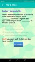Peperiksaan PCE dan CEILLI Malaysia Ekran Görüntüsü 2
