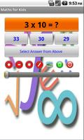 Maths for Kids (FREE) poster