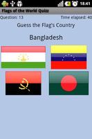 Flags of the World Quizz скриншот 3