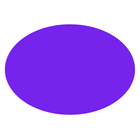 ikon Purple Oval