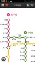 北京地铁 Affiche