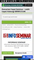Info Seminar Training imagem de tela 1