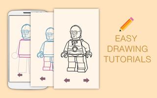 Draw Drawings Stars Wars Best Figurs Lego скриншот 1