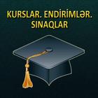 Kurslar. Endirimler. Sinaqlar simgesi