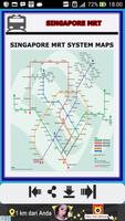 Singapore MRT Map Schedule poster