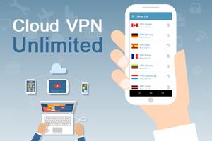 مجانا سحابة VPN نصائح غير محدو الملصق