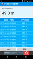 GPS 高度 altitude GPS位置情報 記録 Affiche