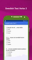 تعليم السويدية بالصوت : اختبار الافعال 2 capture d'écran 1