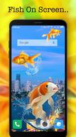Fish On Screen - 3D Fish On Screen الملصق