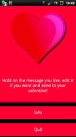 Valentine SMS (EN) plakat